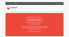 Desktop Screenshot of kerkplein.info